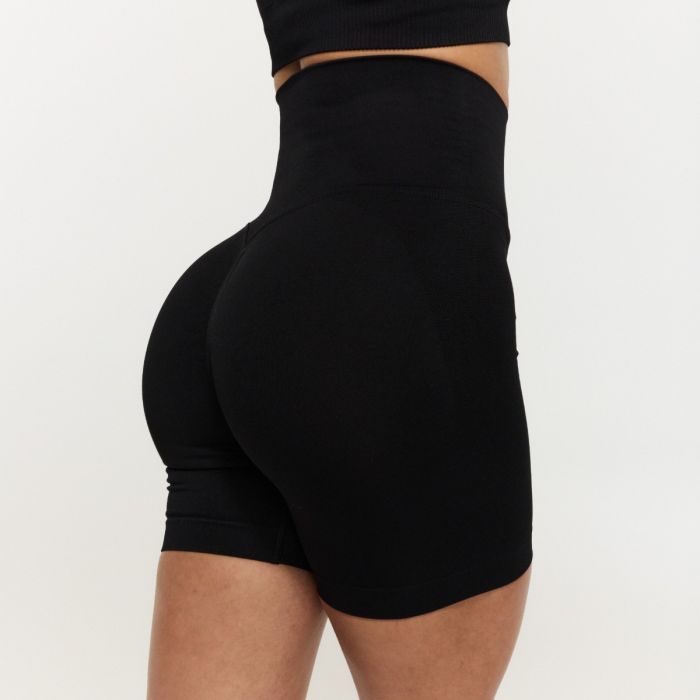 Ženski šorc GymBabe Black - GymBeam S