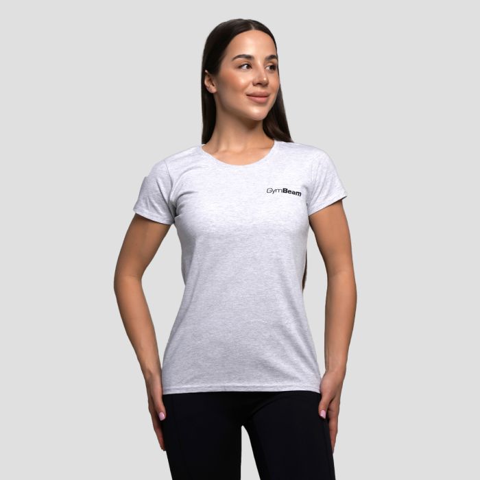 Ženska majica Basic Heather Grey - GymBeam XS