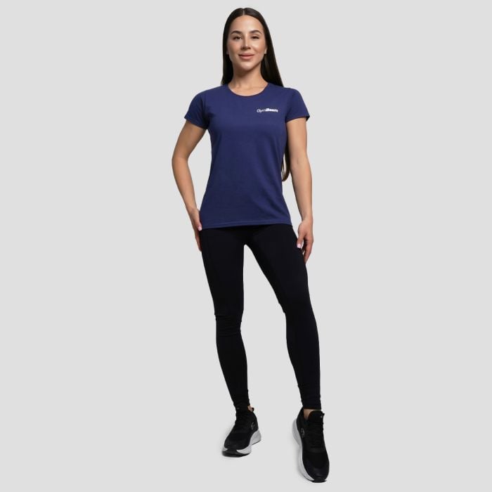 Ženska majica Basic Navy Blue - GymBeam XL