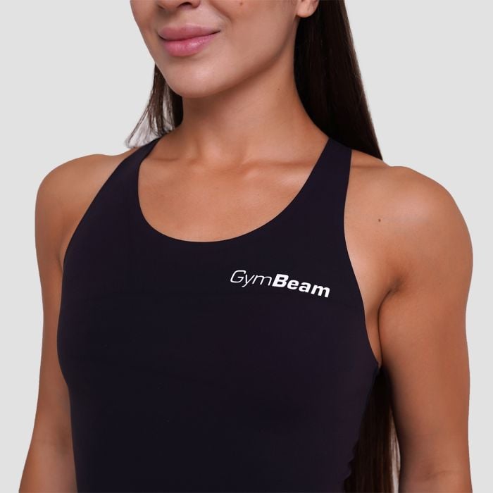 Ženski sportski top BEAT Black - GymBeam M