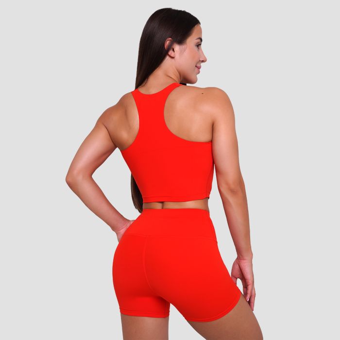 Ženski sportski top BEAT Tangerine - GymBeam XXL