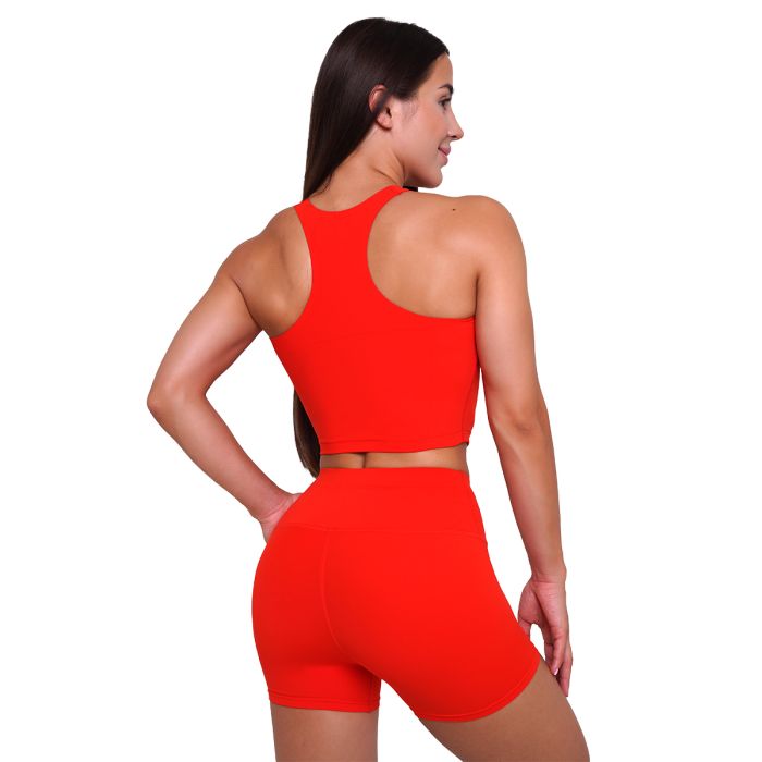 Ženski sportski top BEAT Tangerine - GymBeam XXL
