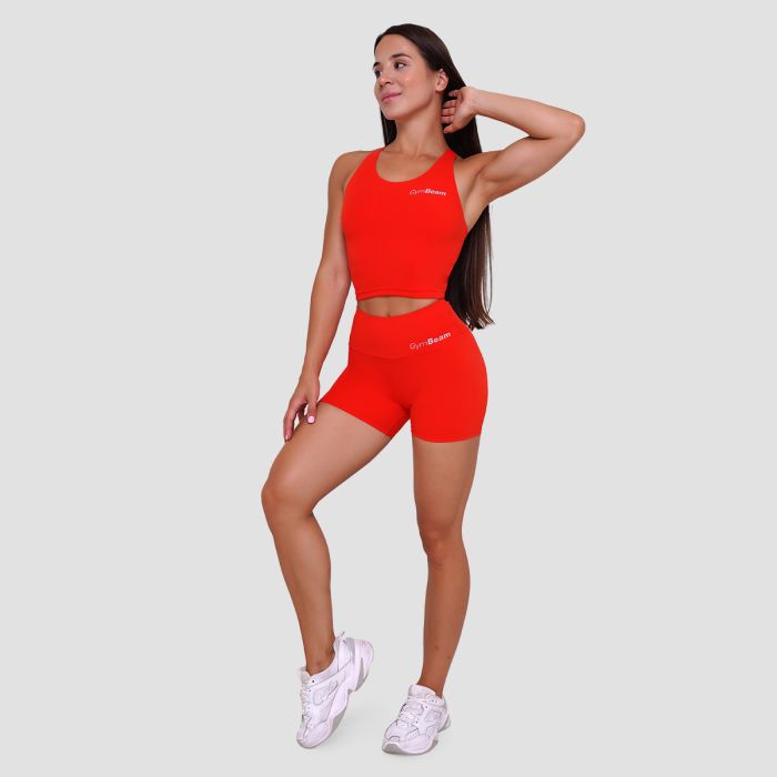 Ženski sportski top BEAT Tangerine - GymBeam XXL