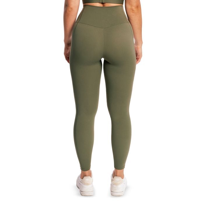 Ženske helanke Combat Olive Grey - GymBeam S