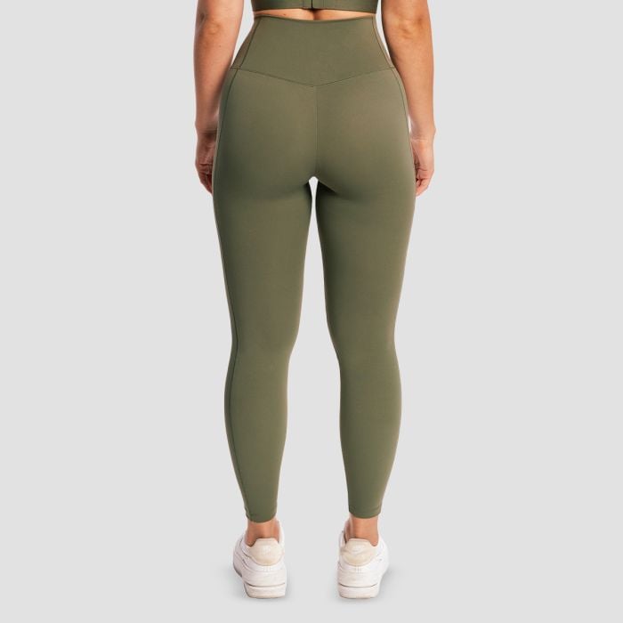 Ženske helanke Combat Olive Grey - GymBeam S