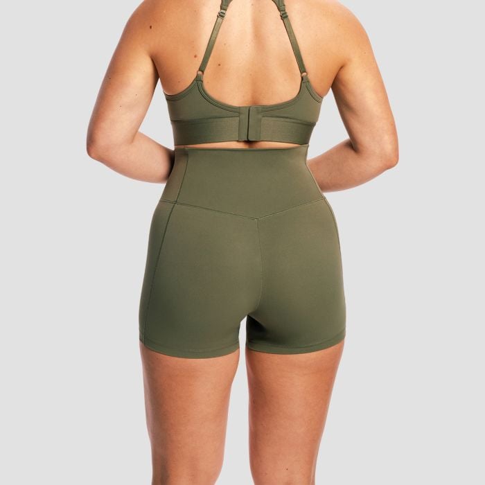 Ženski šorc Combat Olive Grey - GymBeam S