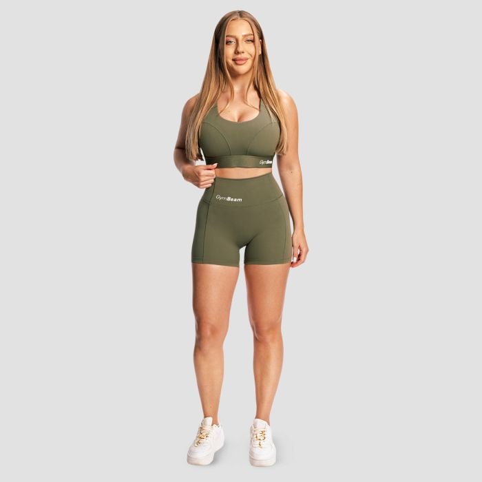 Ženski šorc Combat Olive Grey - GymBeam S