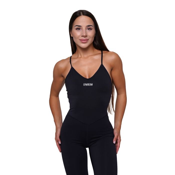 Ženski kombinezon FIT Black - GymBeam S