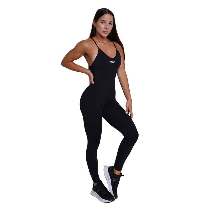 Ženski kombinezon FIT Black - GymBeam S