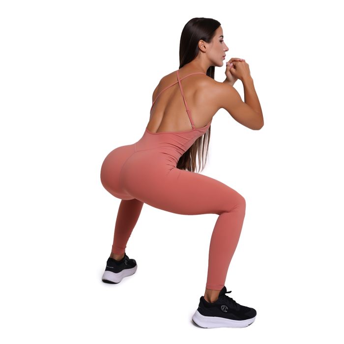 Ženski kombinezon FIT Salmon - GymBeam S