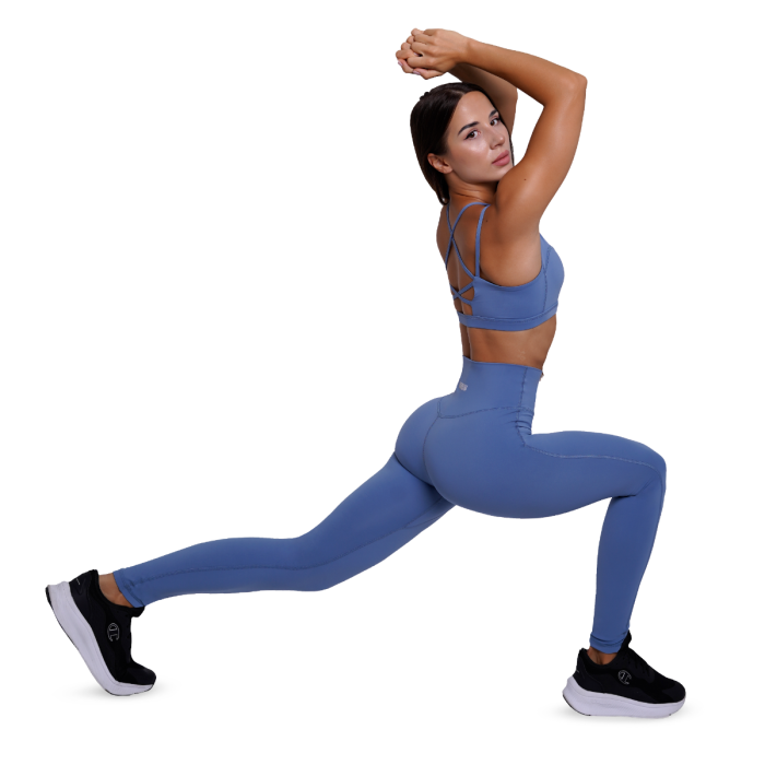 Ženske helanke FIT Steel Blue - GymBeam M