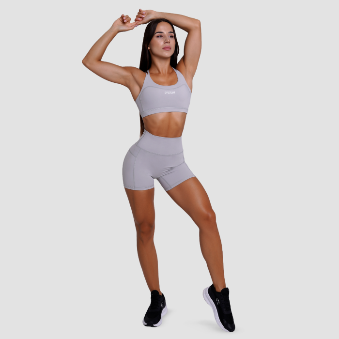 Ženski šorc FIT Mist Grey - GymBeam S
