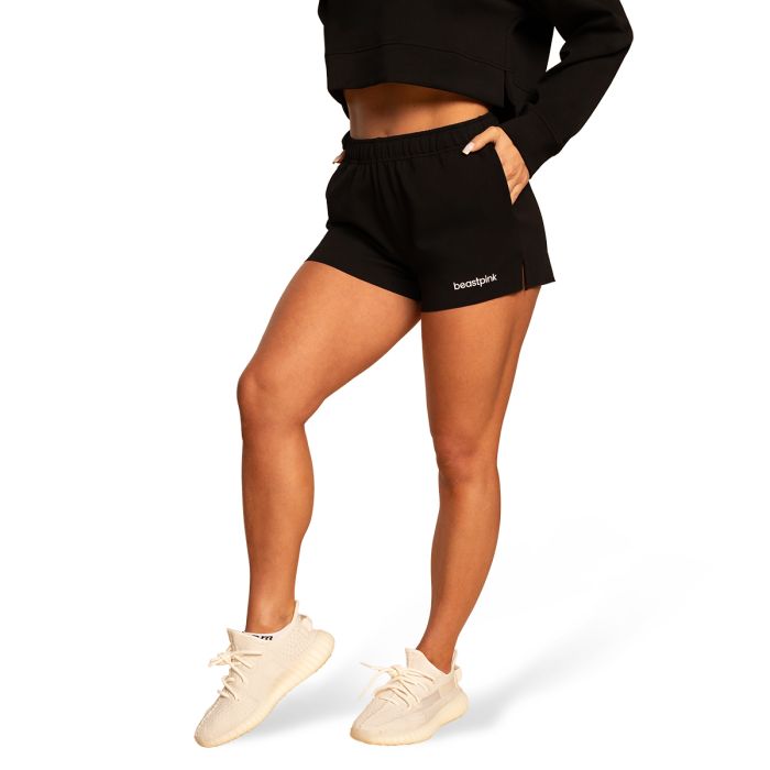 Ženski sorc sweatshorts Grace Black - BeastPink M