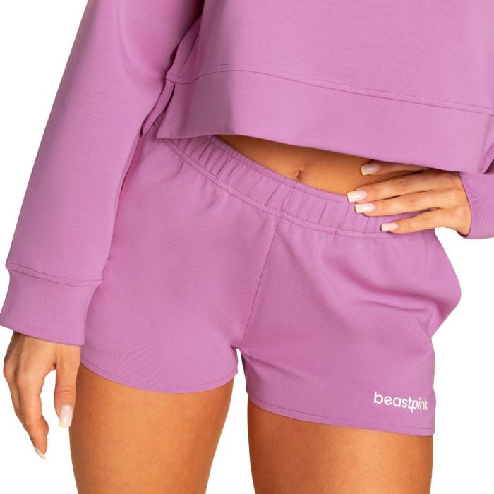 Ženski sorc sweatshorts Grace Purple - BeastPink XL