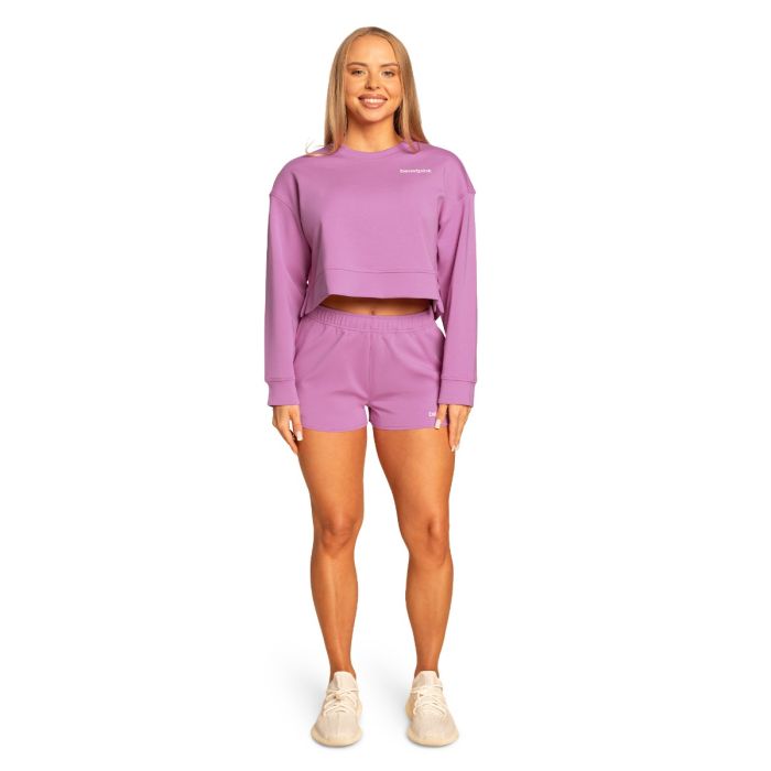 Ženski sorc sweatshorts Grace Purple - BeastPink XL