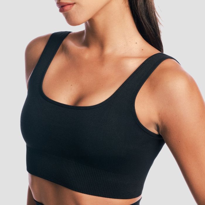 Ženski grudnjak GymBabe Bralette Black - GymBeam M