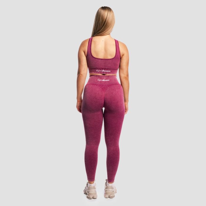 Ženske helanke Lift Seamless Plum - GymBeam S