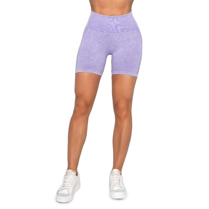 Ženski šorc Lift Seamless Violet - GymBeam XL