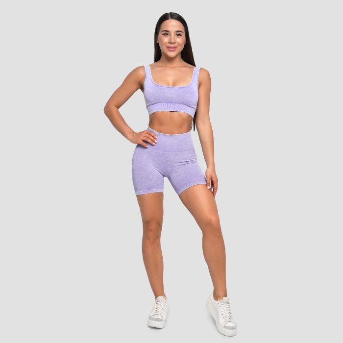 Ženski šorc Lift Seamless Violet - GymBeam XL