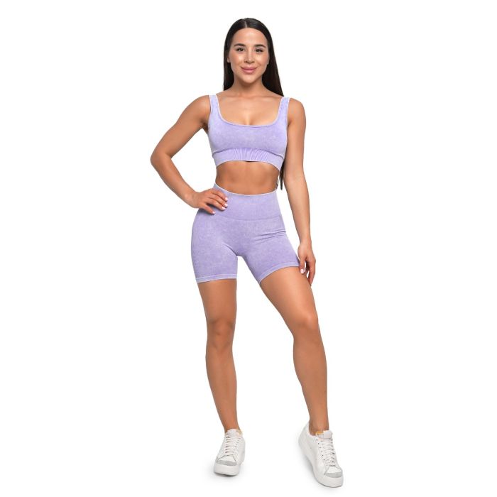 Ženski šorc Lift Seamless Violet - GymBeam XL