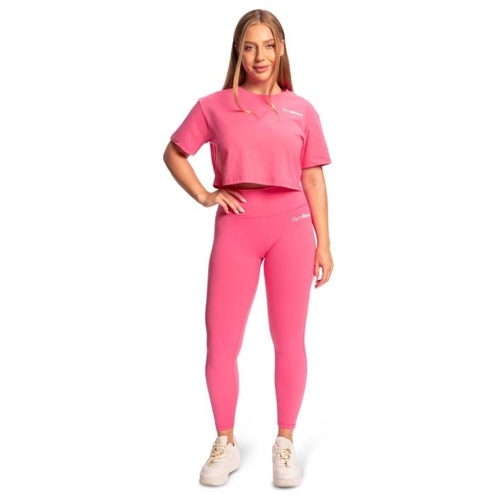 Ženska majica Limitless Cropped Dragonfruit - GymBeam L