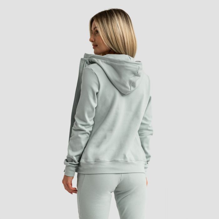 Ženska dukserica Limitless Zip Up Eucalypt - GymBeam M