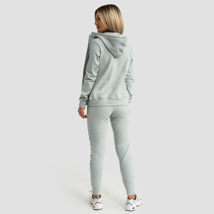 Ženska dukserica Limitless Zip Up Eucalypt - GymBeam M