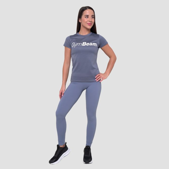 Ženska majica Mesh Essence Denim Blue - GymBeam S