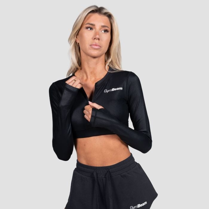 Sportski top Prime Black - GymBeam XXL