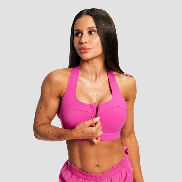 Ženski grudnjak za trčanje Pulse X Purple - GymBeam L