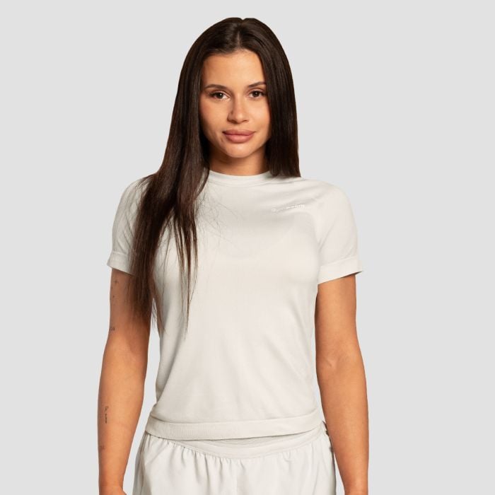 Ženska majica za trčanje Pulse X Gray - GymBeam L