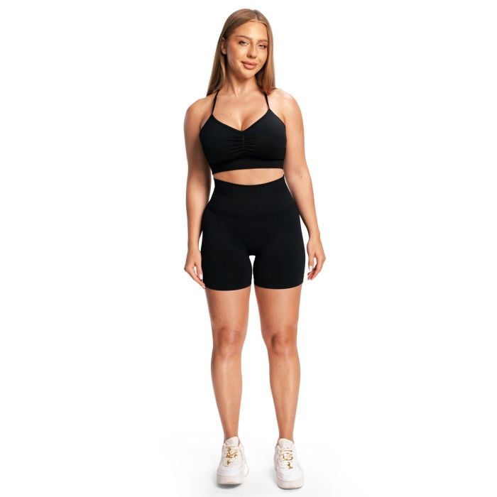 Ženski šorc Sculpt Seamless Black - GymBeam XL