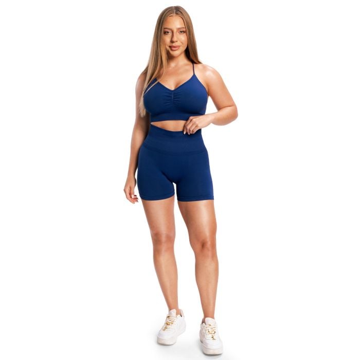 Ženski šorc Sculpt Seamless Navy - GymBeam L