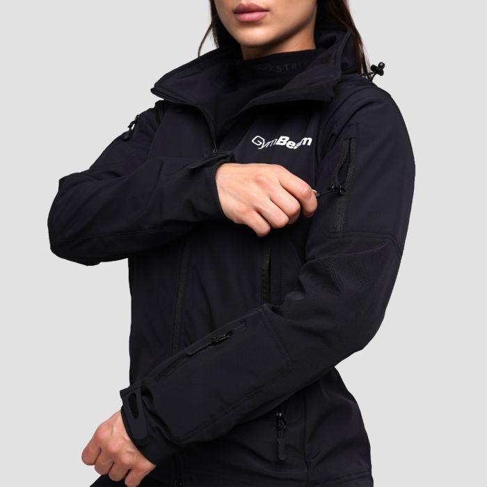Ženska jakna Softshell Black - GymBeam L