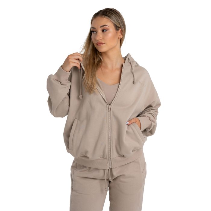 Ženski duks Zip Up Taupe - STRIX L