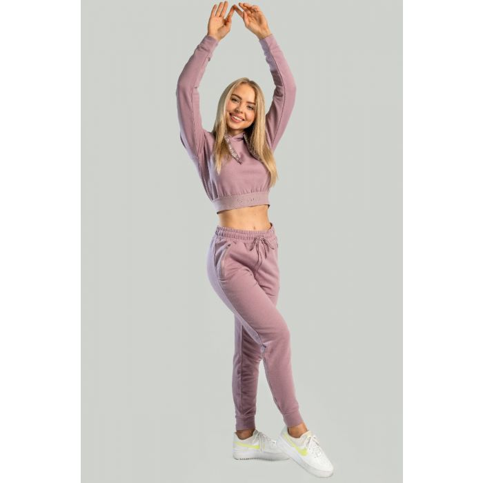 Ženski duks Essential Cropped Mauve – STRIX L