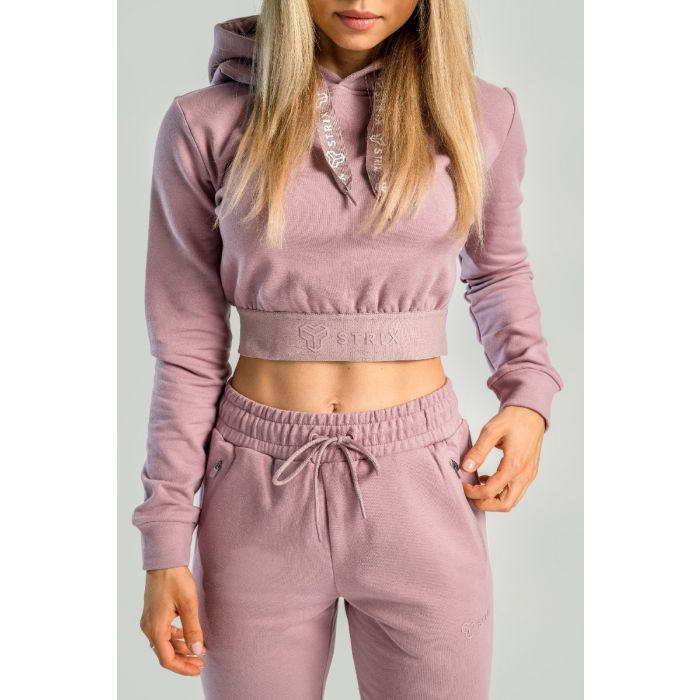 Ženski duks Essential Cropped Mauve – STRIX L