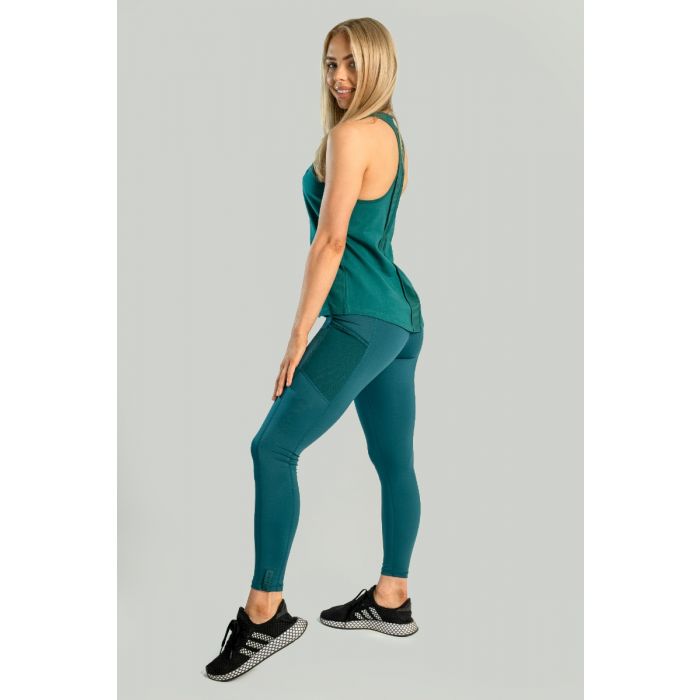 Ženska majica bez rukava Essential Deep Teal - STRIX S