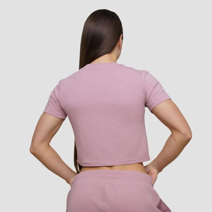 Ženska majica Agile Cropped Woodrose - GymBeam L