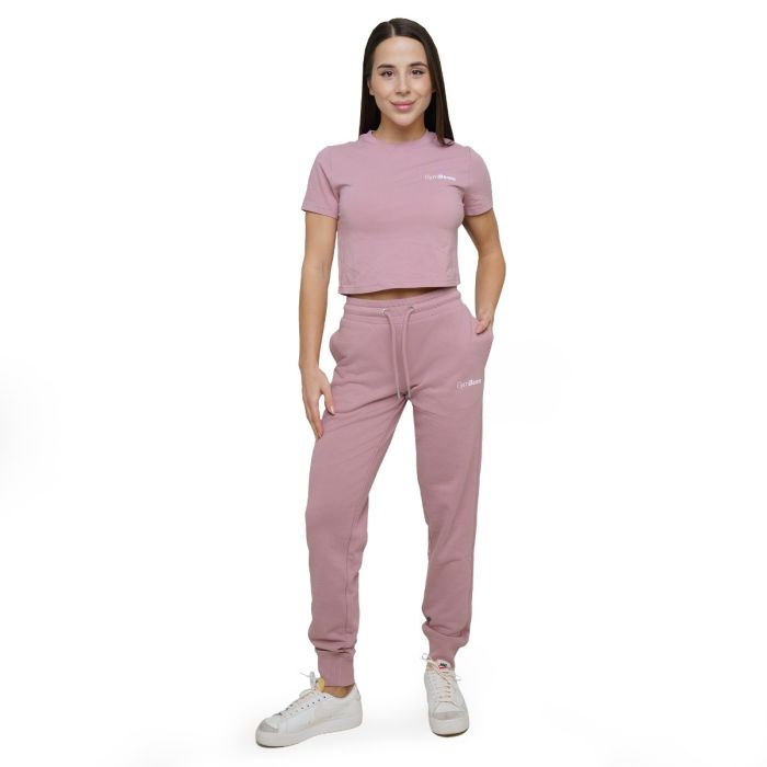Ženska majica Agile Cropped Woodrose - GymBeam L