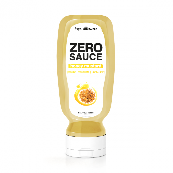 ZERO SAUCE med senf - GymBeam 320 ml