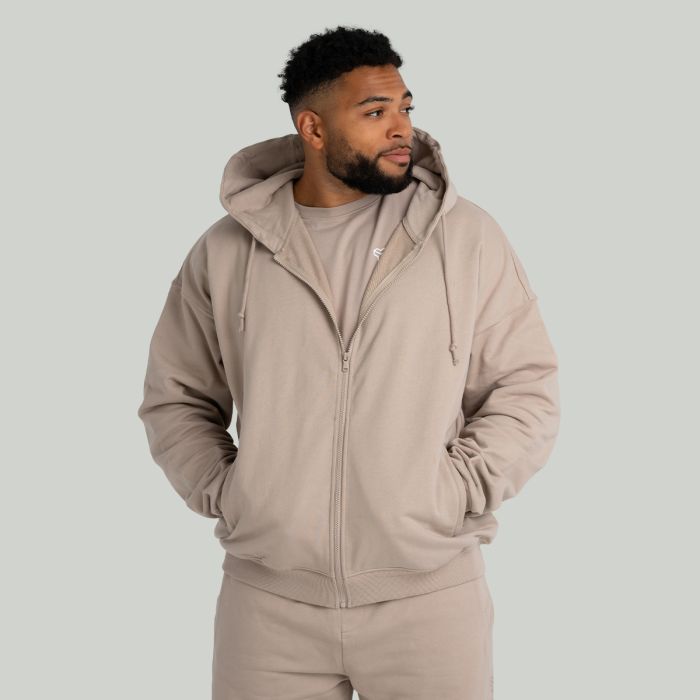 Muški duks Zip Up Taupe - STRIX XL