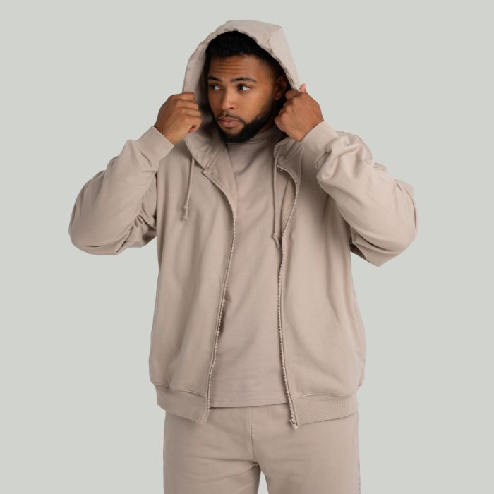 Muški duks Zip Up Taupe - STRIX XL