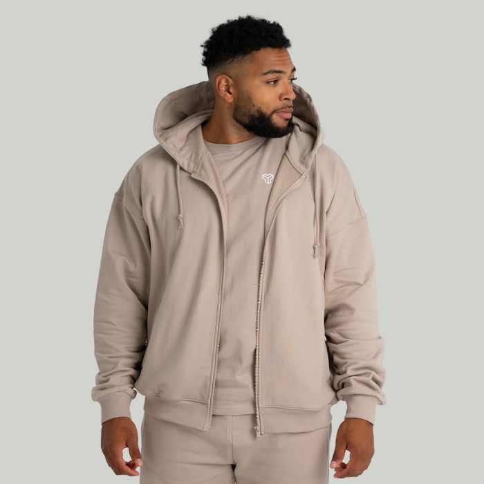 Muški duks Zip Up Taupe - STRIX XL