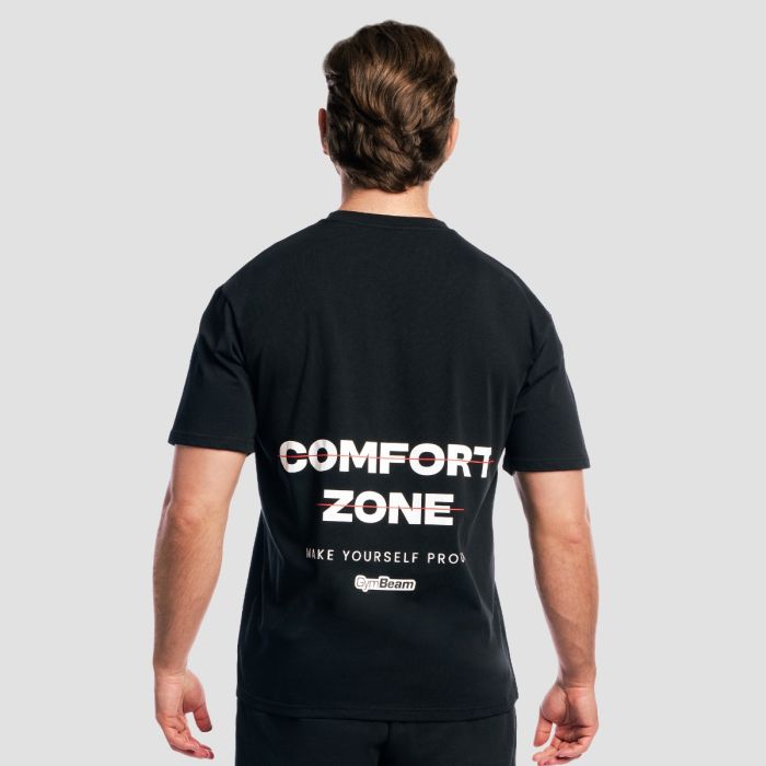 Muška majica Zone Black - GymBeam L