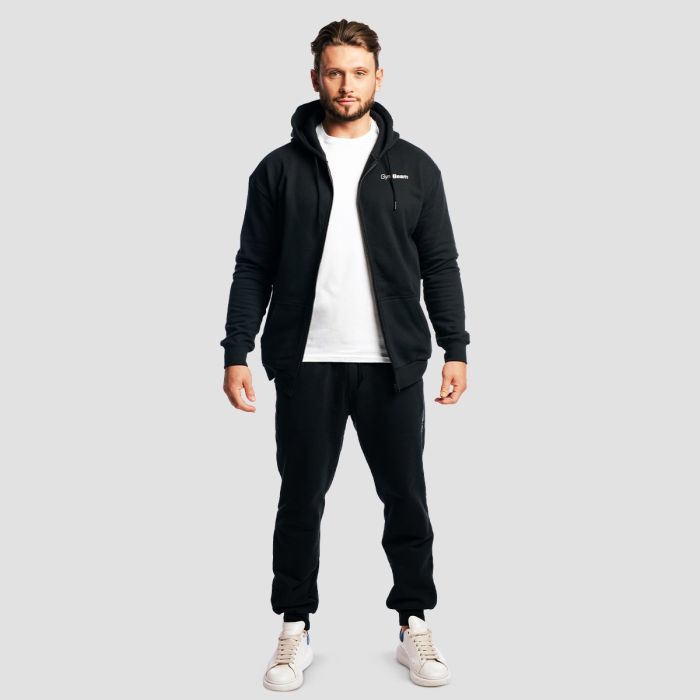 Muški duks Zone Zip Up Black - GymBeam XL