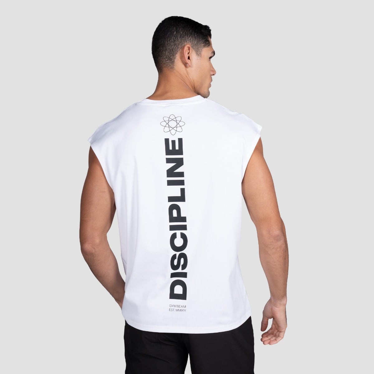 Discipline Tanktop White - GymBeam