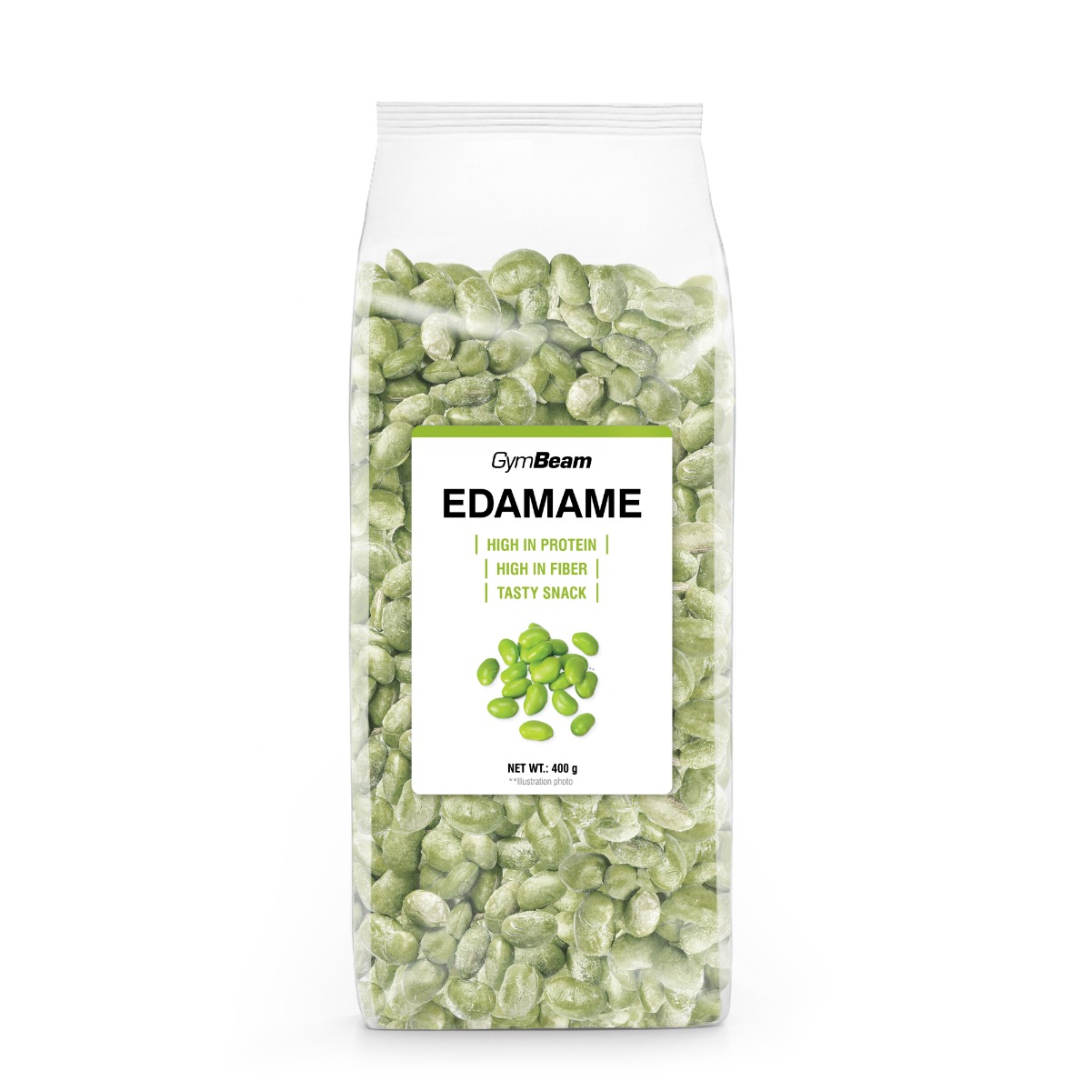 Edamame - pečena slana soja - Gymbeam