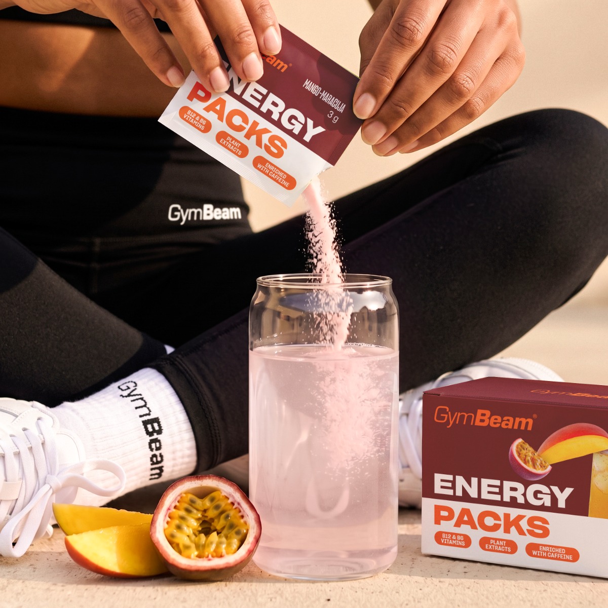 Energy Packs - GymBeam 3 g x 30 - mango-maracuja