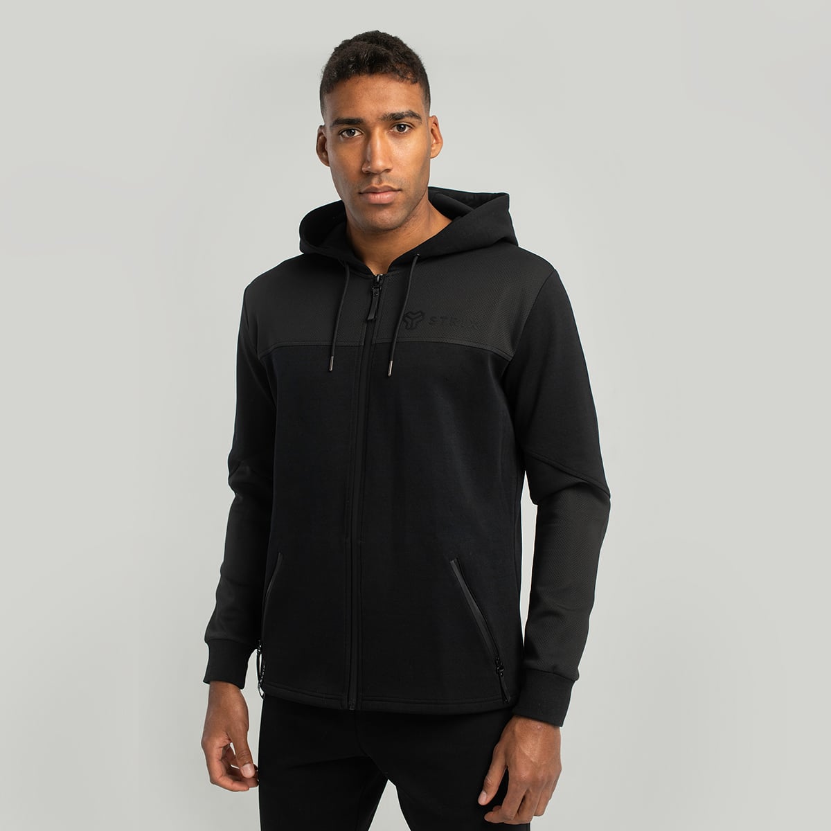 Duks Essential Zip Up Black - STRIX